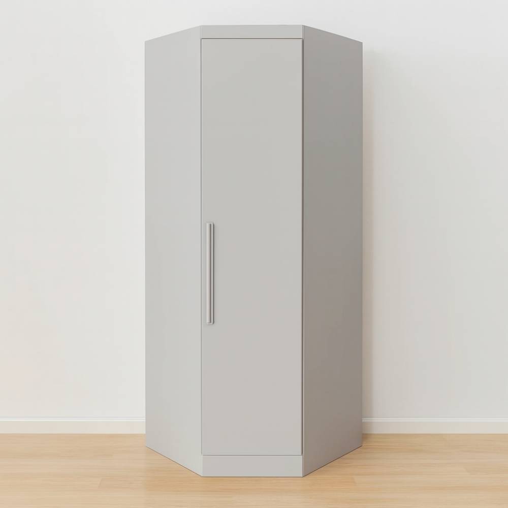 Guarda Roupa Rizon Módulo Canto Oblíquo 1 Porta Novo Horizonte - Branco