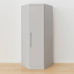 Guarda Roupa Rizon Módulo Canto Oblíquo 1 Porta Novo Horizonte - Branco Guarda Roupa Rizon Módulo Canto Oblíquo 1 Porta Novo Horizonte - Branco