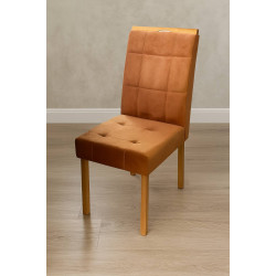 Cadeira Julia - Veludo Terracota