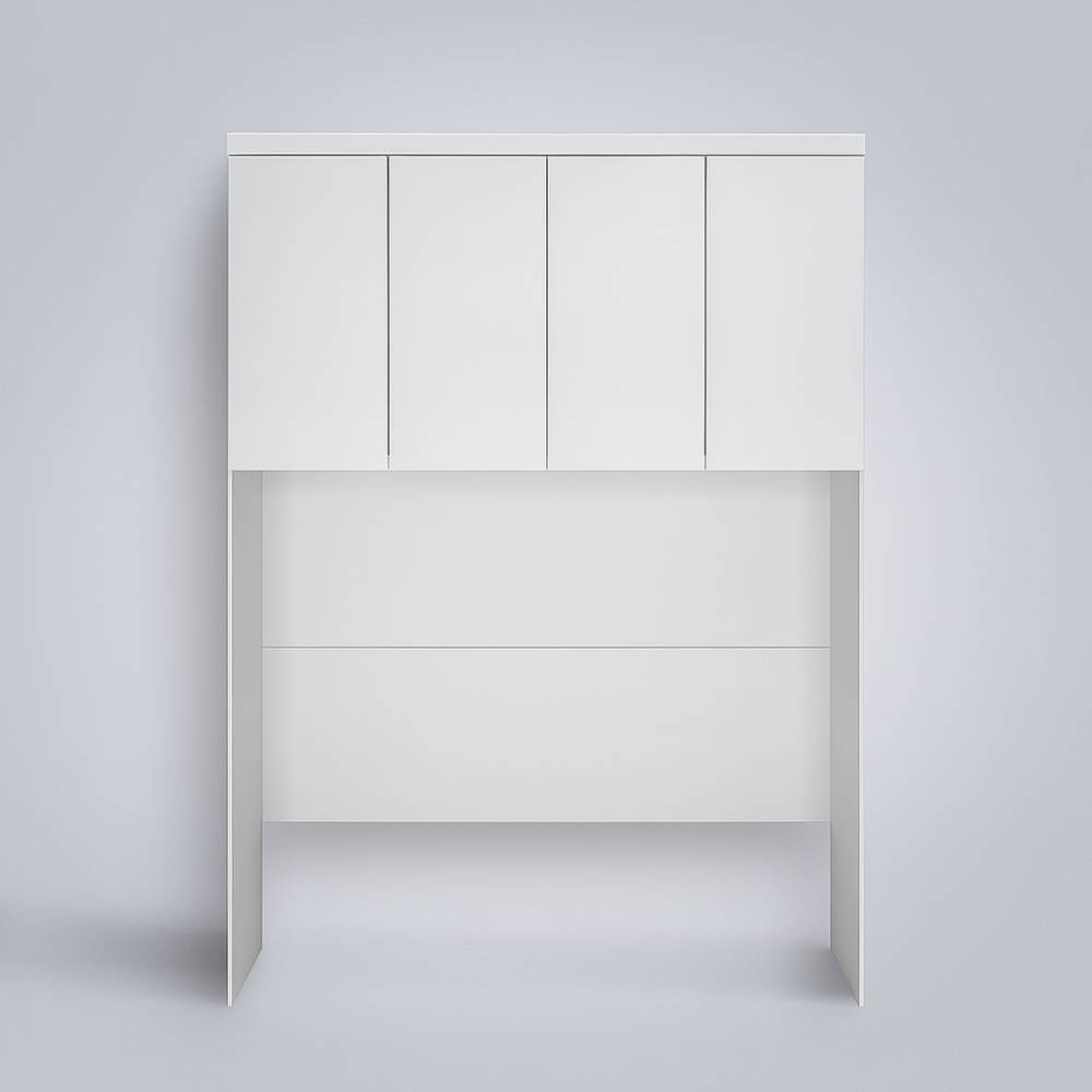 Guarda Roupa Rizon Módulo Aéreo Casal 4 Portas Novo Horizonte - Branco