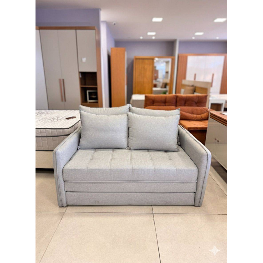 Sofá Cama Noronha 1,55m - Linho Cinza