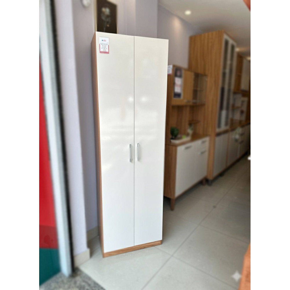 Armário Multiuso Cali 2 Portas - Cinamomo/Off White Armário Multiuso Cali 2 Portas - Cinamomo/Off White