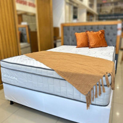 Colchão Ortobom Exclusive Sleep Casal Molas Ensacadas 138x188x32cm c/ Base Cama Box Casal Courino - Branco Colchão Ortobom Exclusive Sleep Casal Molas Ensacadas 138x188x32cm c/ Base Cama Box Casal Courino - Branco