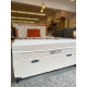 Colchão Airflex Casal com Molas Ensacadas 30x188x138cm + Base Baú Carioca Casal Linho- Bege