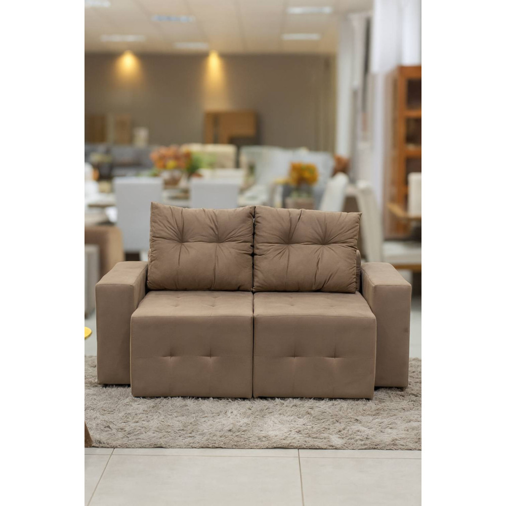 Sofá Retrátil Hawai 1,85 cm - Bege
