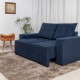 Sofá  Retrátil Hawai 1,85 cm - Azul 