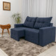 Sofá  Retrátil Hawai 1,85 cm - Azul 