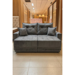 Sofá Pop Retrátil  2 m - Veludo Cinza 5001