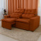 Sofá Retrátil e Reclinável 3 Lugares Beatriz – Terracota