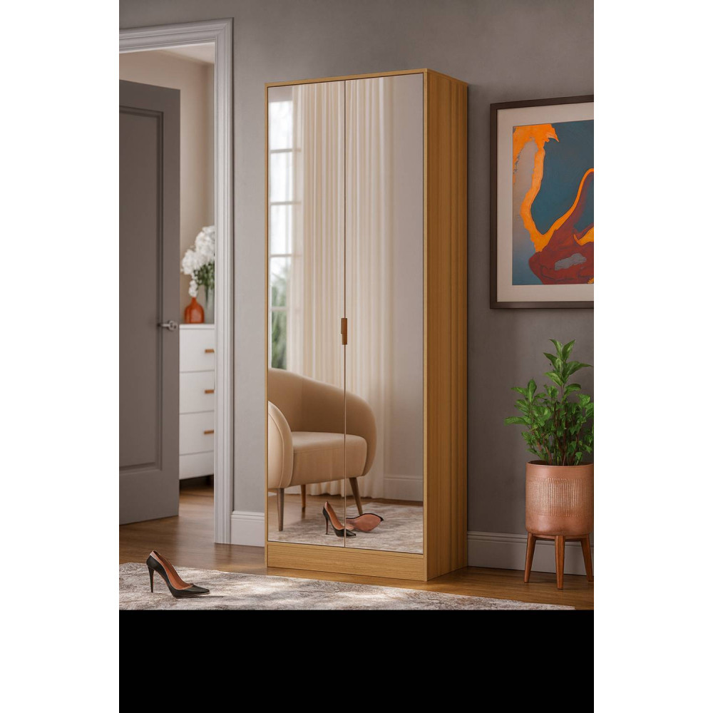 Sapateira Grife c/ 2 Porta Espelhada 1 Gaveta - Amendola Touch