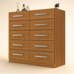 Cômoda Torres 10 Gavetas - Cinamomo
