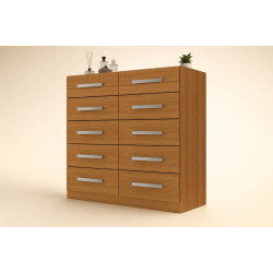Cômoda Torres 10 Gavetas - Cinamomo