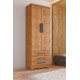 Guarda Roupa Floripa Solteiro 2 Portas 3 Gavetas Rud Rack - Cedro