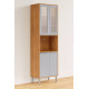 Paneleiro Torre quente Divina Reflecta 70cm 1 forno 4 porta - Cinamomo/Off White