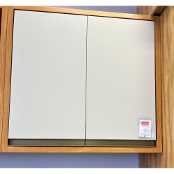 Armário Aéreo 80cm c/ 2 portas Tempranillo - Amendoa/Off White