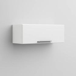 Armário Aéreo de Cozinha 1 Porta Florença - Branco  Armário Aéreo de Cozinha 1 Porta Florença - Branco