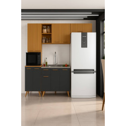 Cozinha Olinda c/ 4 peças - Freijo/Grafite