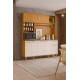 Kit Cozinha Compacta Nuria - Freijo/Off White 