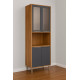 Paneleiro Torre quente Divina Reflecta 70cm 1 forno 4 porta - Cinamomo/Titanium