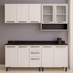 Armário Cozinha Florença c/ 4 Peças - Branco