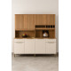 Kit de Cozinha Compacta Concord 8 Portas e 2 Gavetas - Amendoa/Off  White 