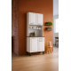 Kit de Cozinha Compacta 4 Portas 1Gavetas Pratika - Branco