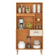 Kit Cozinha Compacta Dalia 4 portas e 1 Gaveta - Cinamomo/Off White