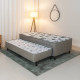 Bicama Solteiro Dackar c/ Auxiliar 88x188x41cm