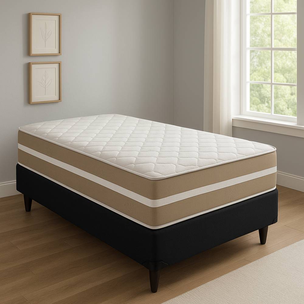 Cama Box Conjugado Solteiro Spring Molas 88x188