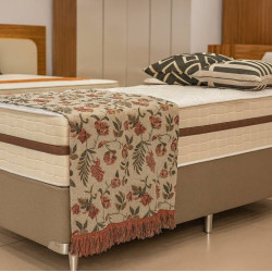 Base Solteiro Linho 88x188x30 - Ortobom - Bege + Colchão Royal Solteiro c/ Molas Ensacadas 32 X188X88 - Bege Base Solteiro Linho 88x188x30 - Ortobom - Bege + Colchão Royal Solteiro c/ Molas Ensacadas 32 X188X88 - Bege
