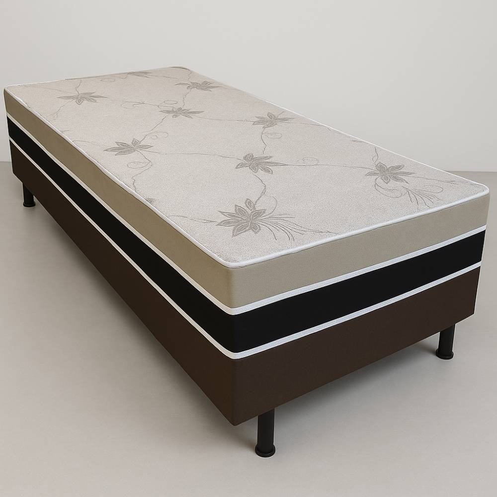 Cama Box Conjugado Solteiro Ortopédica Absolut 88x188x32