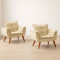 Kit 02 Poltronas Decorativa – Bella- Bege