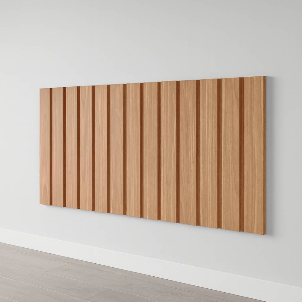 Painel Ripado de Cozinha Divina 120cm  - Freijó 