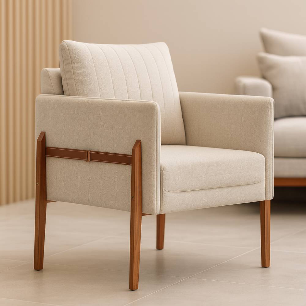 Poltrona Orion Plus - 1053 Linho Bege 