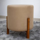 Puff Decorativo Nara - Veludo Bege