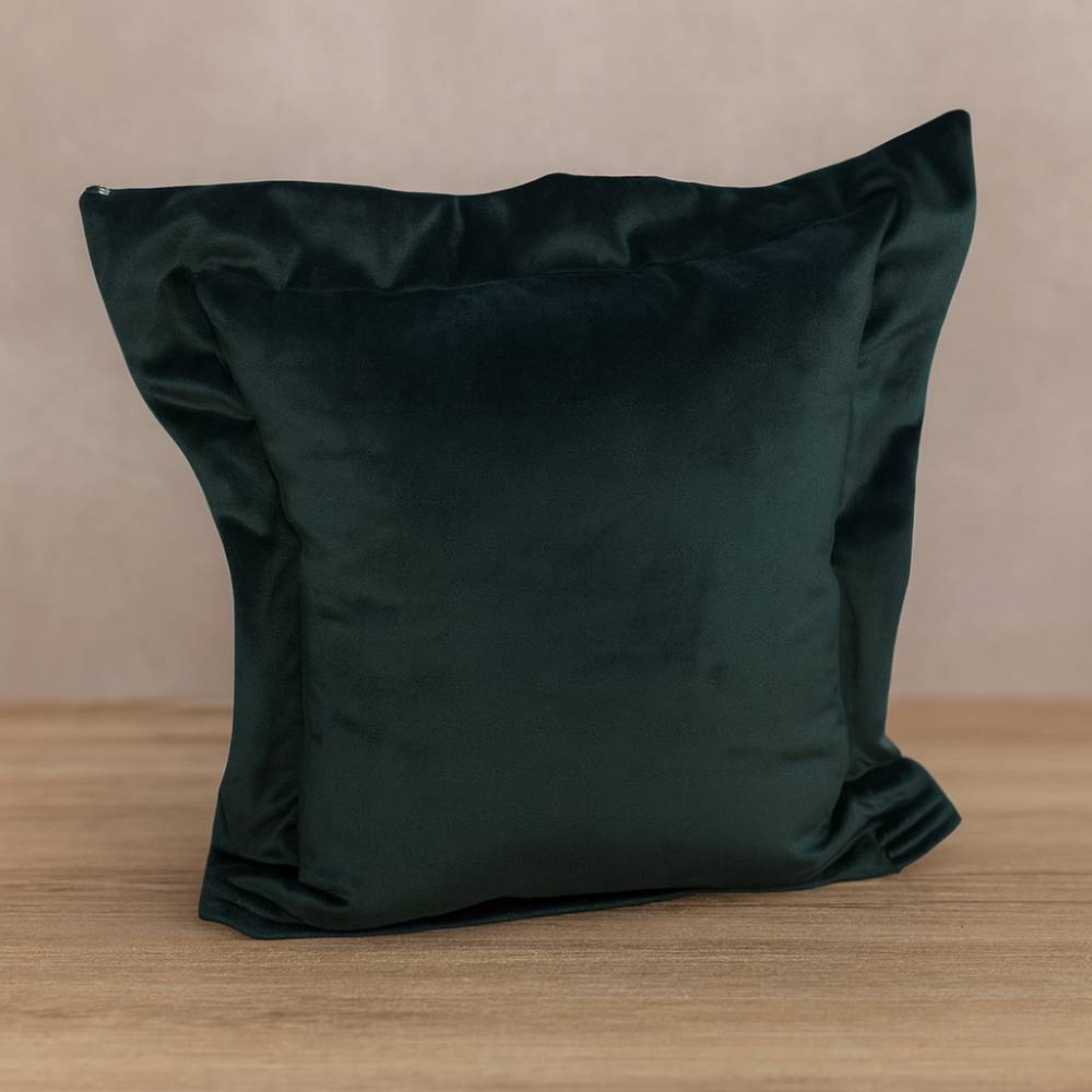 Kit com 4 Almofadas Decorativas Geométricas Verde