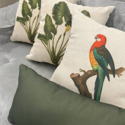 Kit com 4 Almofadas Decorativas Fauna e Flora