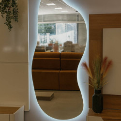 Espelho Orgânico com Led e Interruptor Espelho Orgânico com Led e Interruptor
