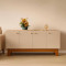Aparador Buffet Delicia c/ 4 Portas - Cinamomo/Off White 