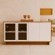 Buffet Vitoria c/ 4 Portas - Freijó / Off White