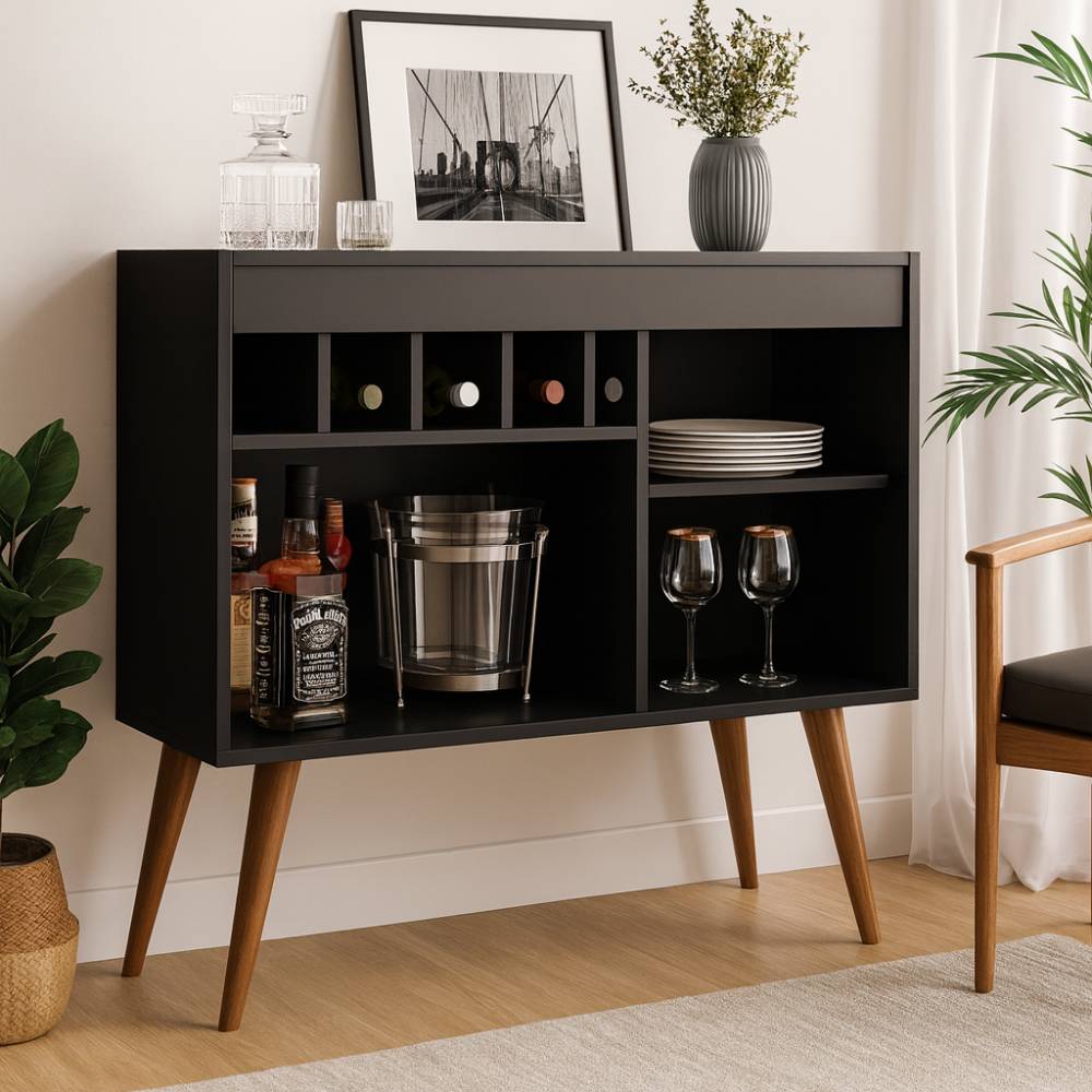 Aparador Buffet New Odin - Preto