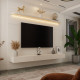 Home Royal 220 c/ Nicho Nobre e Led para Tvs até 75" - Off White