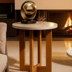 Mesa Lateral JB 8002 - Jb Bechara - Pérola / Nature