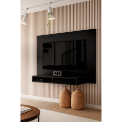 Painel Fox para TV até 46 – EDN Móveis - Preto Painel Fox para TV até 46 – EDN Móveis - Preto