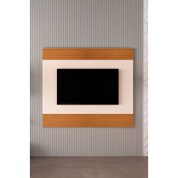 Painel Sevilha para Tvs até 65" - Naturalle/ Off White