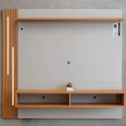 Painel Agrado para TV até 65"- Off/Cinamomo Painel Agrado para TV até 65"- Off/Cinamomo