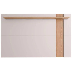 Painel Extensivo Leme para Tvs até 70" - Off White Matte / Freijó  Painel Extensivo Leme para Tvs até 70" - Off White Matte / Freijó