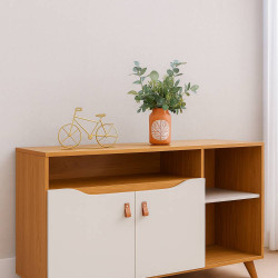 Rack Seleto para TV até 49'' - Cinamomo/Off White