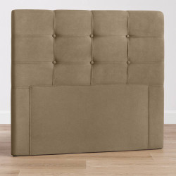 Cabeceira de Cama Box Solteiro – Suede -  Bege Cabeceira de Cama Box Solteiro – Suede -  Bege
