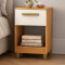 Mesa de Cabeceira Prada c/ 1 Gaveta - Cinamomo/Off White
